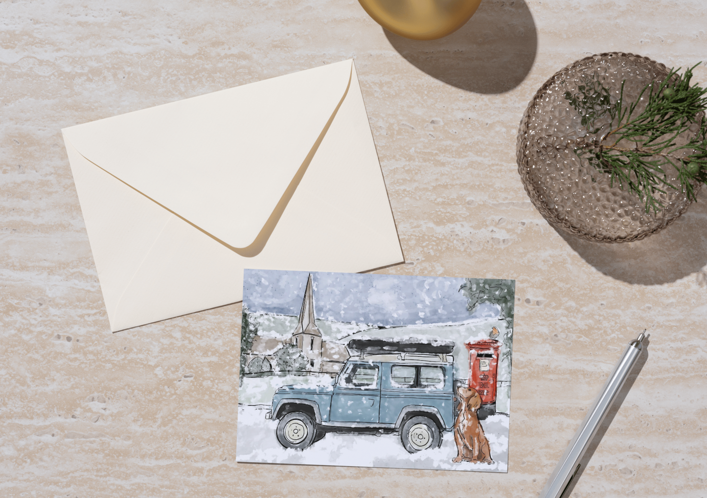 Blue Tit the Land Rover Cards (pack of 5) – Over in The Rover