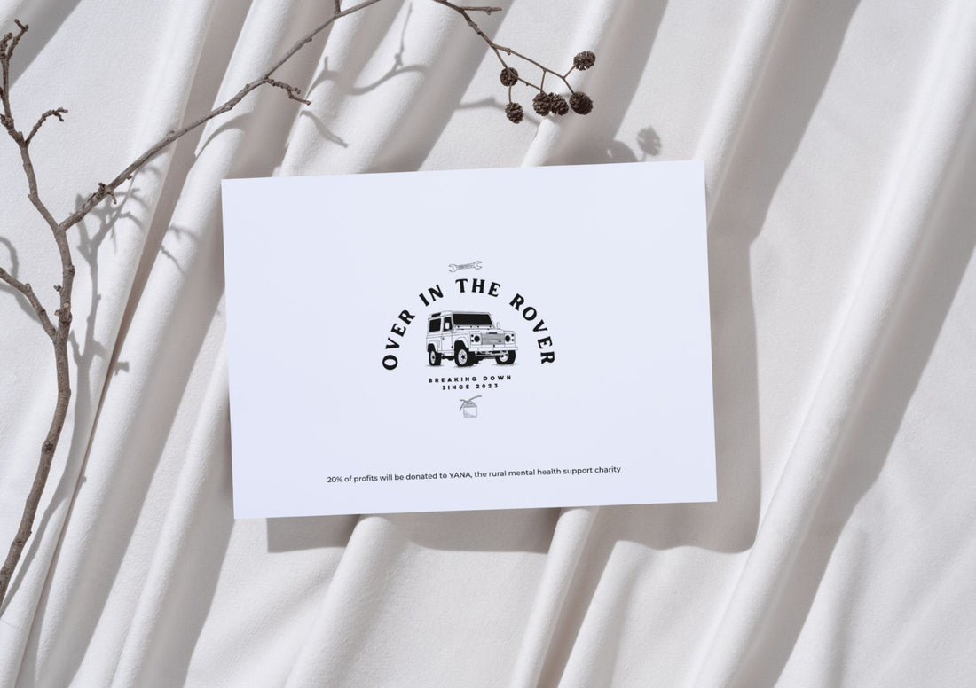 Blue Tit the Land Rover Cards (pack of 5) – Over in The Rover